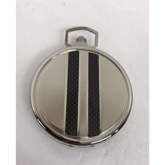 Carbon Fiber Chronograph Pocket Watch by Legere New - Picture 2 of 7